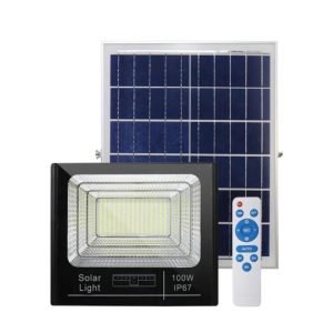 Solar Flood Light 100W LED IP67 Solar Lights Outdoor  B07