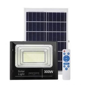 Solar Flood Light 300W LED with remote IP67 home depot B07