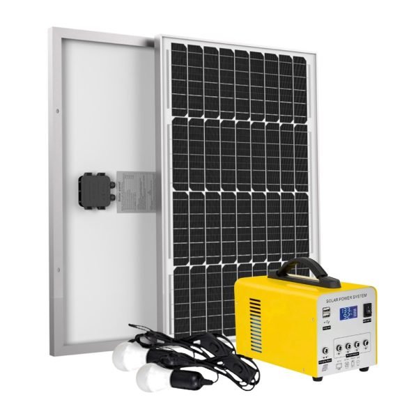 solar generator pg300 with 50W solar panel