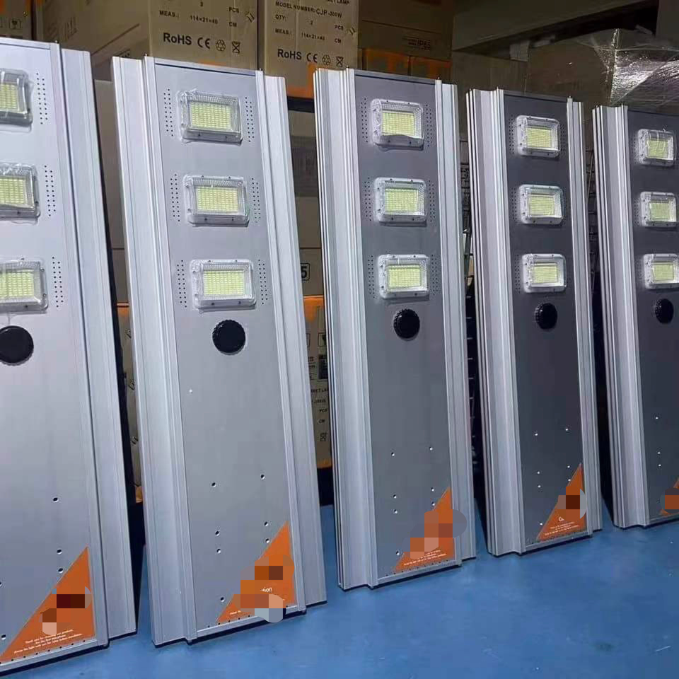 All in one solar street lights