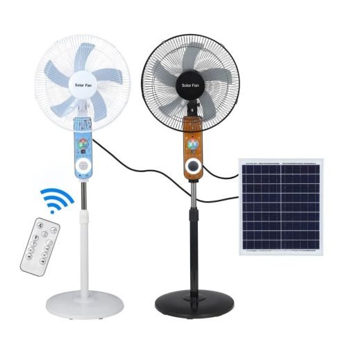 Solar Ground Fan Portable Rechargeable Solar Cooling Fan-KQ-FV268-16inch