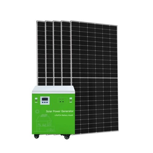 Solar system Solar Power Station 10.24 kWh with 5 x 550W Solar Panels